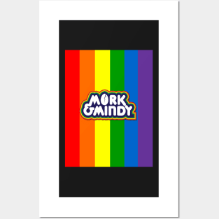 Mork Mindy Rainbow Posters and Art